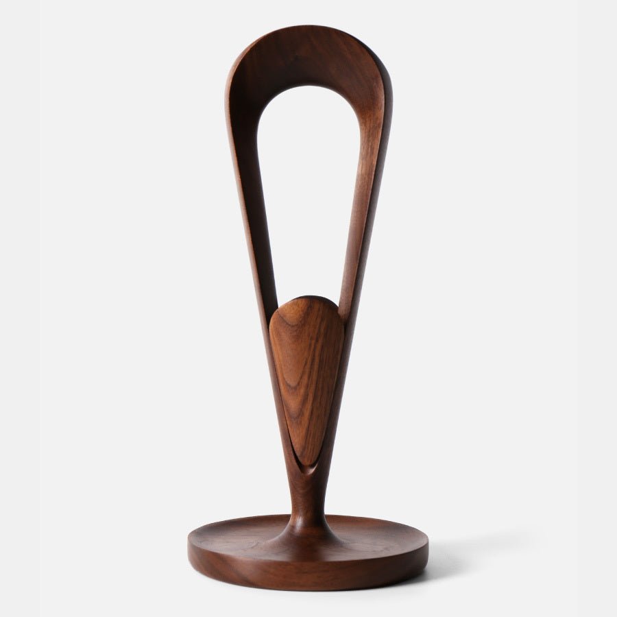 Black Walnut Solid Wood Headphone Stand - WOOD KONG