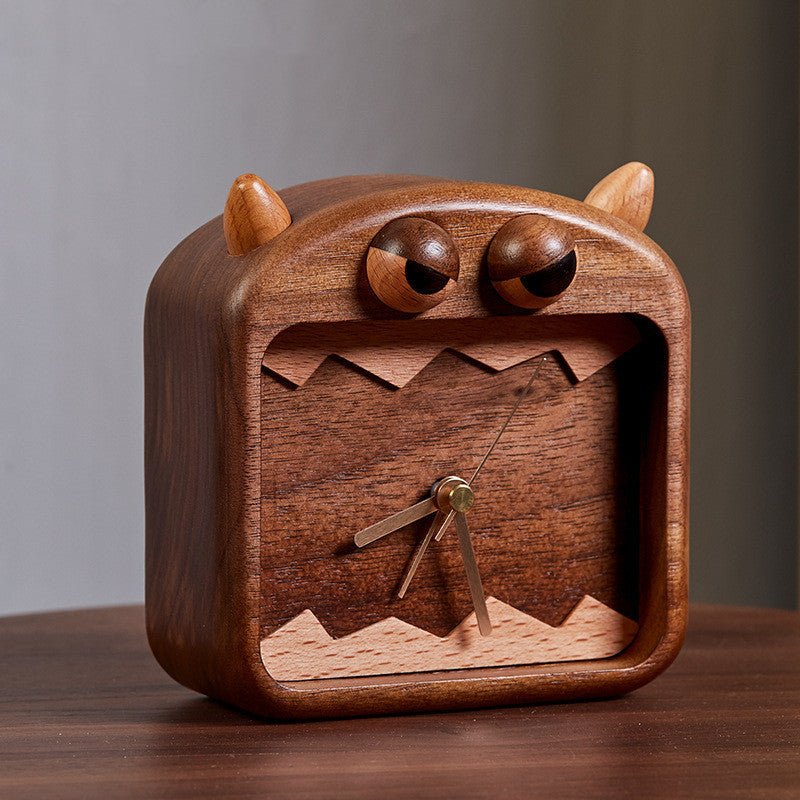 Creative Home Walnut Desk Clock - WOOD KONG