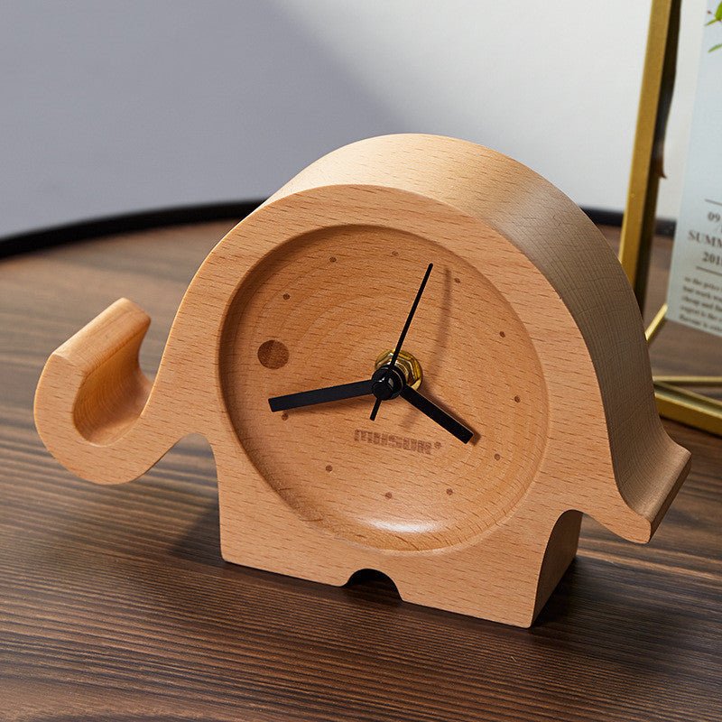 Creative Home Walnut Desk Clock - WOOD KONG