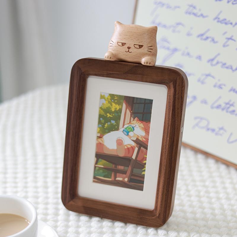 Handcrafted Solid Wood Photo Frame | Timeless Elegance for Cherished Memories - WOOD KONG