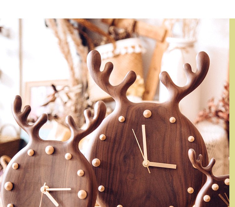 Nordic Solid Wood Simple Wall Clock Pendulum - WOOD KONG