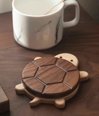 Turtle Coaster Wood Coaster Wooden Craft Turtle Lover Gift