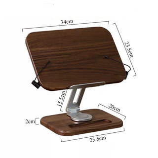 Adjustable wooden tablet stand ipad stand ipad drawing easel  black walnut design