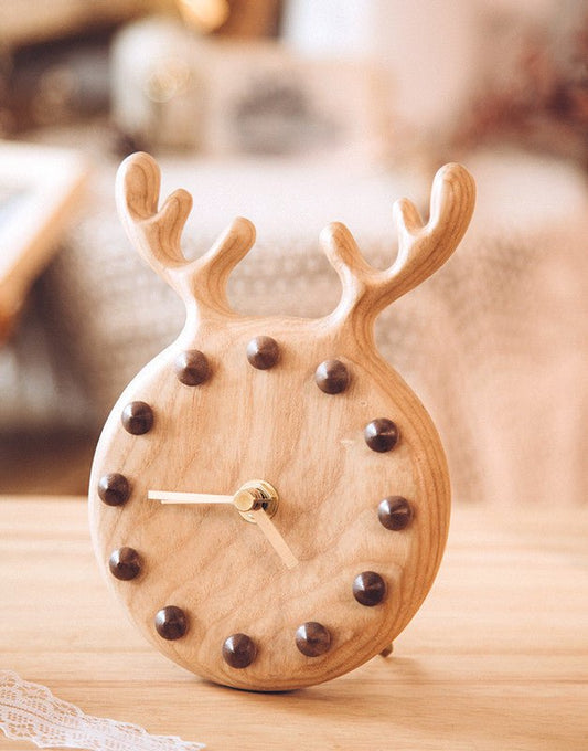 Nordic Solid Wood Simple Wall Clock Pendulum - WOOD KONG