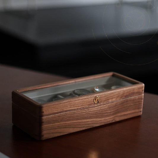 Solid Wood Mechanical Watch Storage Display Box - WOOD KONG